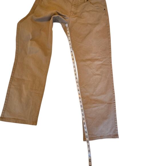 Untuckit 5-Pocket Chino Pants Don Santiago Tan 34x32 Relaxed Fit Men's Stretch - Picture 6 of 12